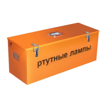 Герметичный контейнер для люминесцентных ртутных ламп КРЛ-СГ-1-120 1300x500x430