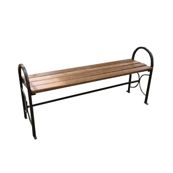 Лавка с подлокотниками 1500x400x500