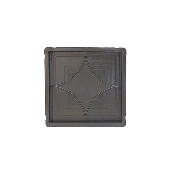 Форма для тротуарной плитки Бубновый туз 300x300x30
